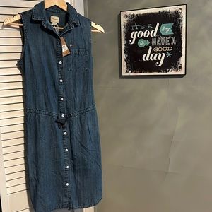 GH Bass denim dress NWT